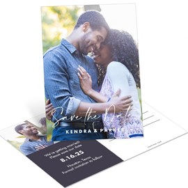Sweet Statement - Vertical Save the Date Postcards