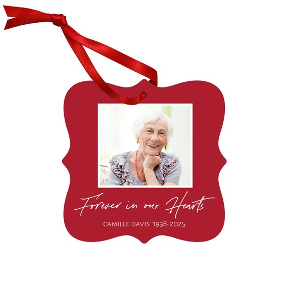 Forever in Our Hearts - Metal Ornament