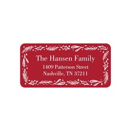 Festive Family - Address Labels
