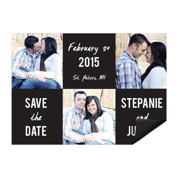 Love Squared - Save the Date Magnet