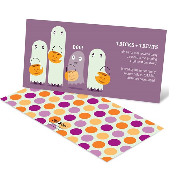 Ghostly Fun - Halloween Party Invitations