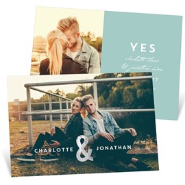 Me & You Foil - Save The Date Cards