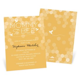 Mommy to Bee - Baby Shower Invitation