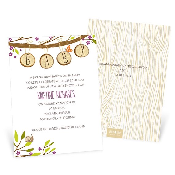 Charming by Nature - Baby Shower Invitation