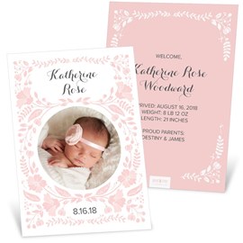 Boho Babe - Birth Announcements