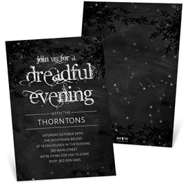 Dreadful Evening - Halloween Invitation