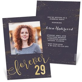 Forever Twenty Nine - Birthday Party Invitation