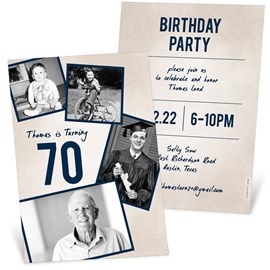 Perfectly Aged - Birthday Party Invitation