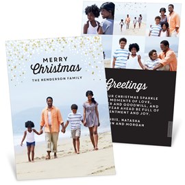 Confetti Greetings - Christmas Card