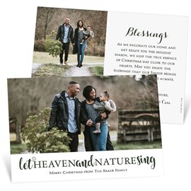 Heaven And Nature - Christmas Card