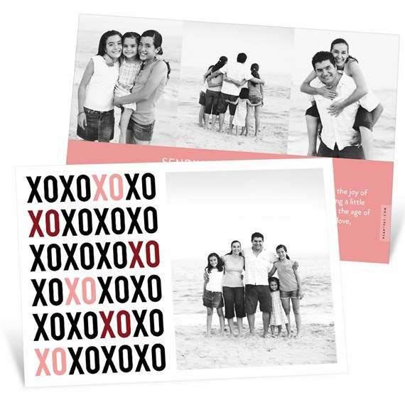 XOXO - Valentine's Day Photo Card