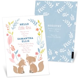 Woodland Whimsy - Baby Shower Invitations