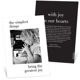 The Simplest Things - Christmas Card