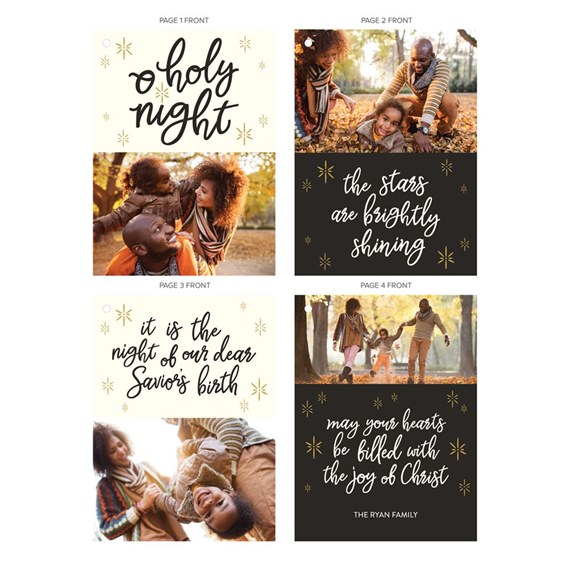 Oh Holy Night - Christmas Card