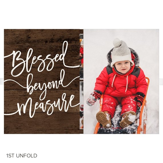 Blessed Beyond - Christmas Card