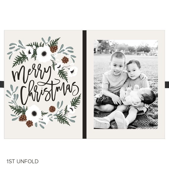 Winter Blooms - Christmas Card