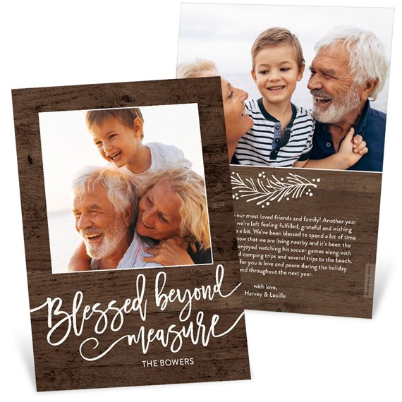 Blessed Grandparents - Christmas Card