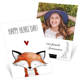 Fox Heart - Classroom Valentines