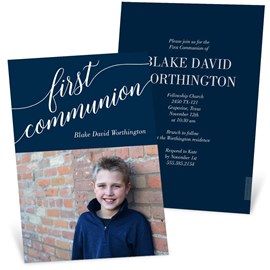 Faithful - First Communion Invitations