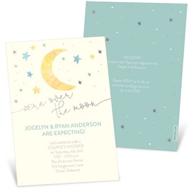 Sweet Moon - Baby Shower Invitations