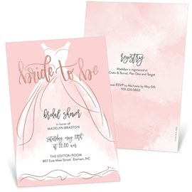 Bridal Gown - Bridal Shower Invitations