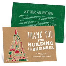 Building Our Business - Business Holiday Card