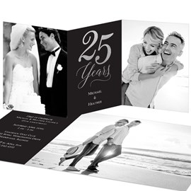 Silver Years - Anniversary Invitation