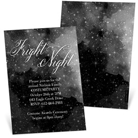 Fright Night - Halloween Invitations