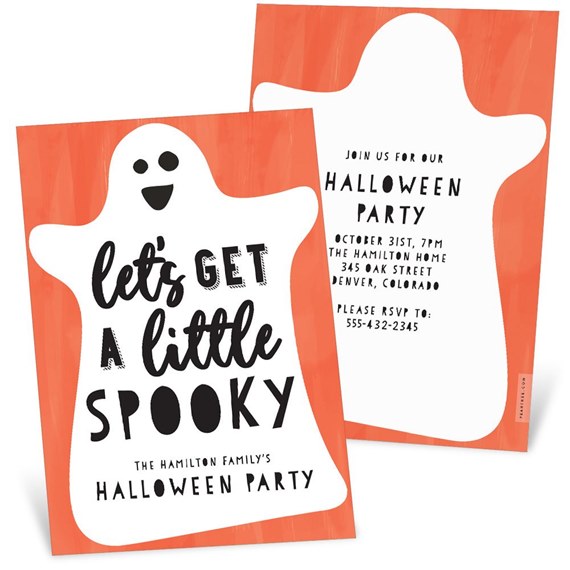 A Little Spooky - Halloween Party Invitation
