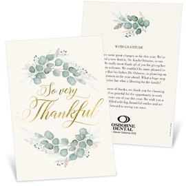 Painted Greens - Thanksgiving Card
