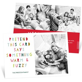Warm and Fuzzy - Christmas Card