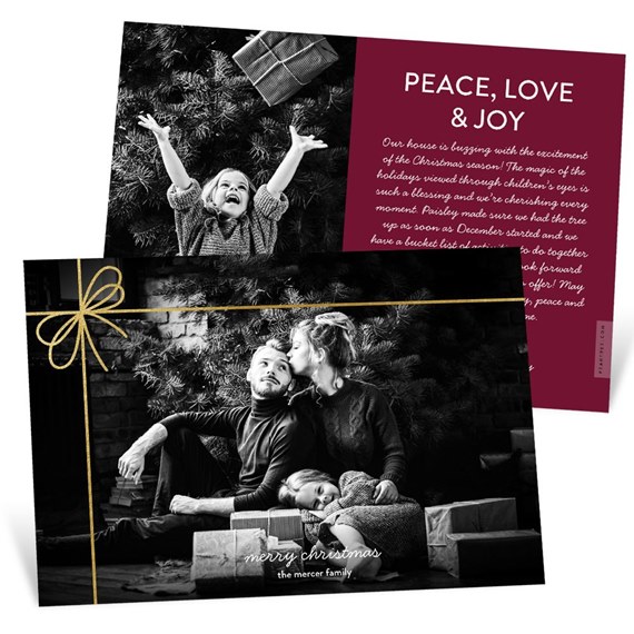 Wrapped In Joy - Christmas Card