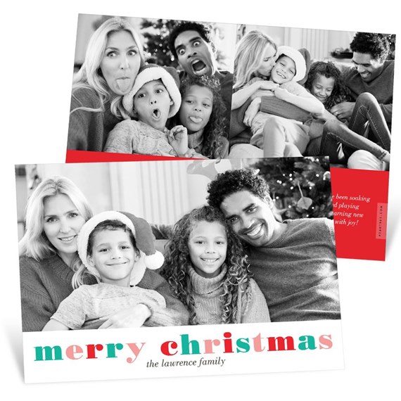 Bright and Merry - Christmas Card
