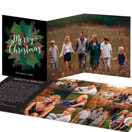 Holly and Berries - Christmas Card