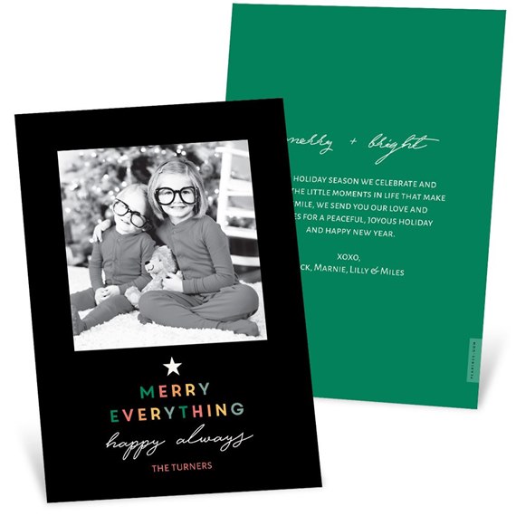 Merry Everything - Christmas Card