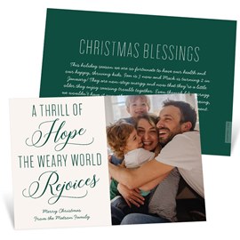 Rejoice - Christmas Card