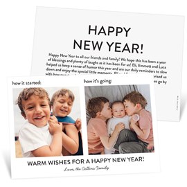 How It Started - New Year Card