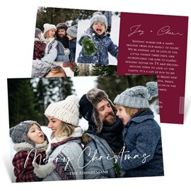 Merry Greeting - Christmas Card