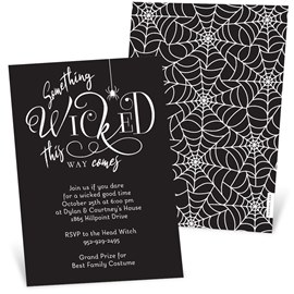 Something Wicked - Halloween Party Invitation