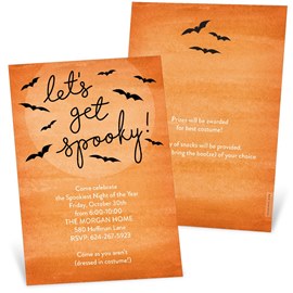 Get Spooky - Halloween Party Invitation