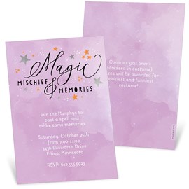 Mischief and Memories - Halloween Invitation