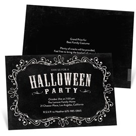 Frightful Frame - Halloween Invitation