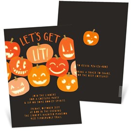 Get Lit - Halloween Invitation