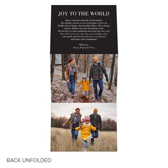Peaceful Joy - Christmas Card