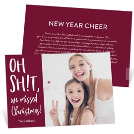 Missed Christmas - New Year Card