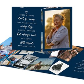 Always Near - Folded Memorial Invitations