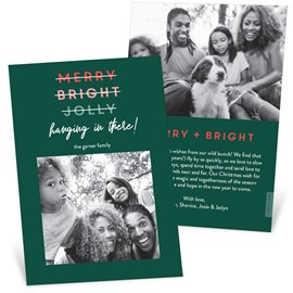 Hanging in There - Christmas Card