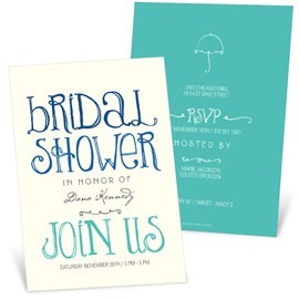 Showers Ahead - Bridal Shower Invitations