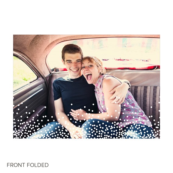 photo placeholder with snowflake border