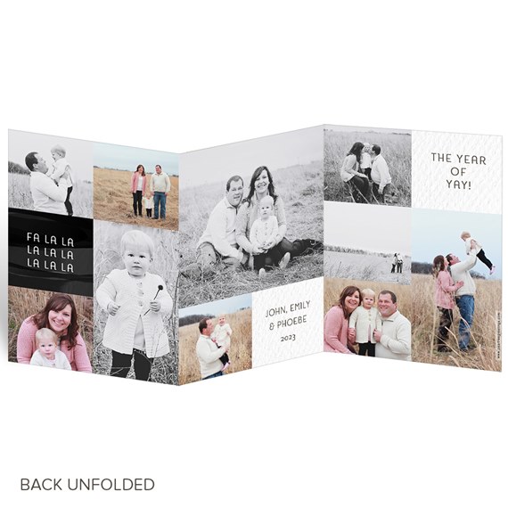 Holiday Hello Trifold, Christmas Cards